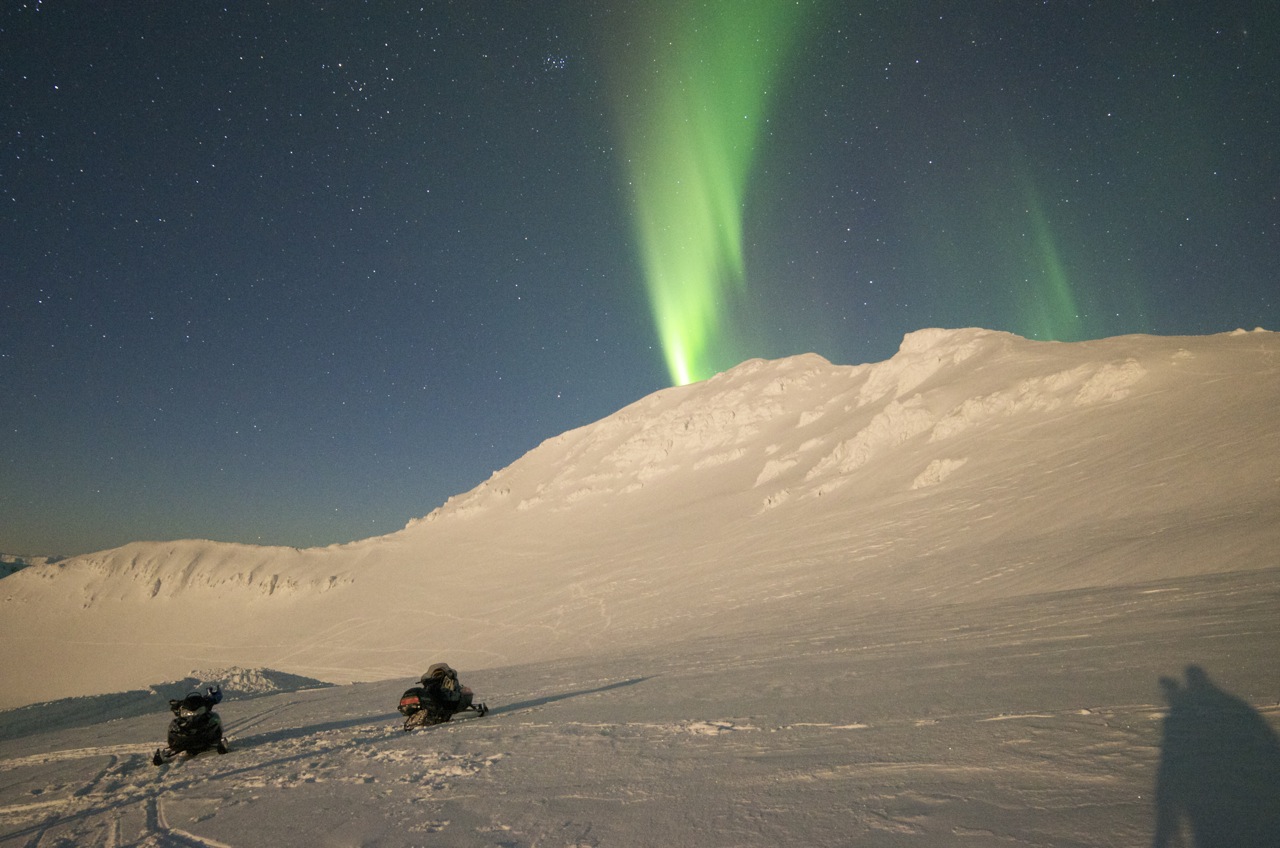 norðurljósin í skarðinu