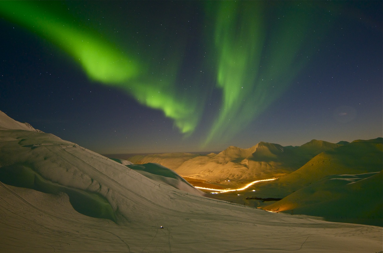 norðurljósin í skarðinu