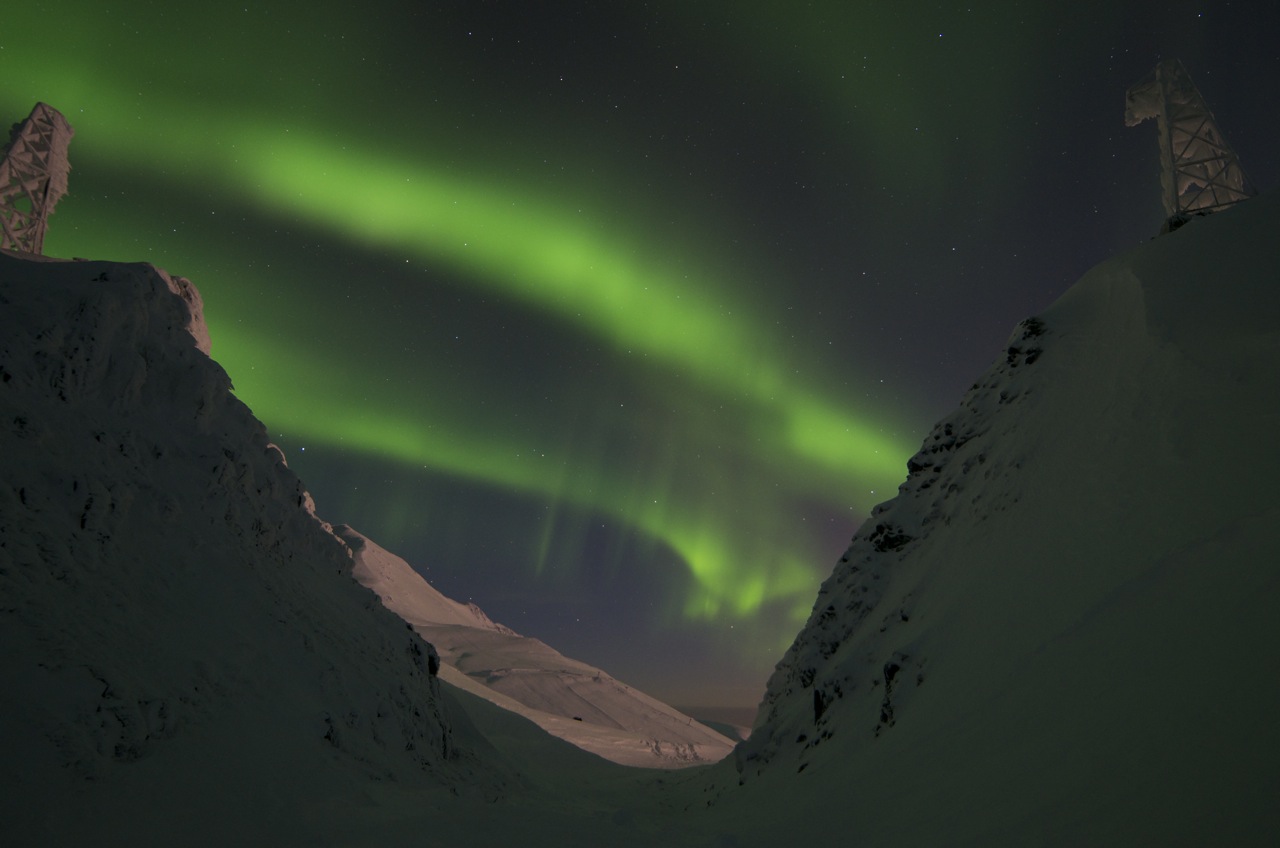 norðurljósin í skarðinu