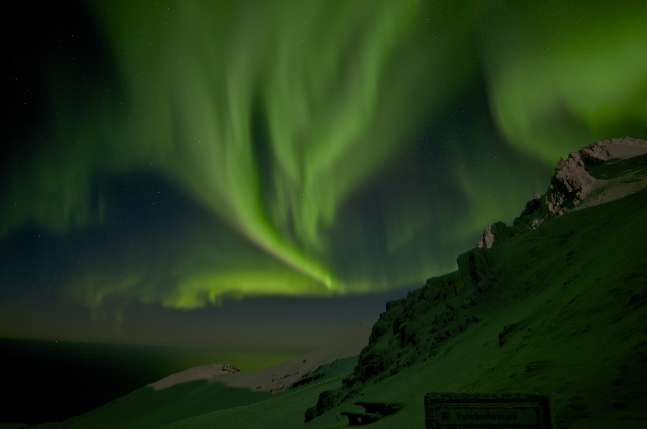 norðurljósin í skarðinu