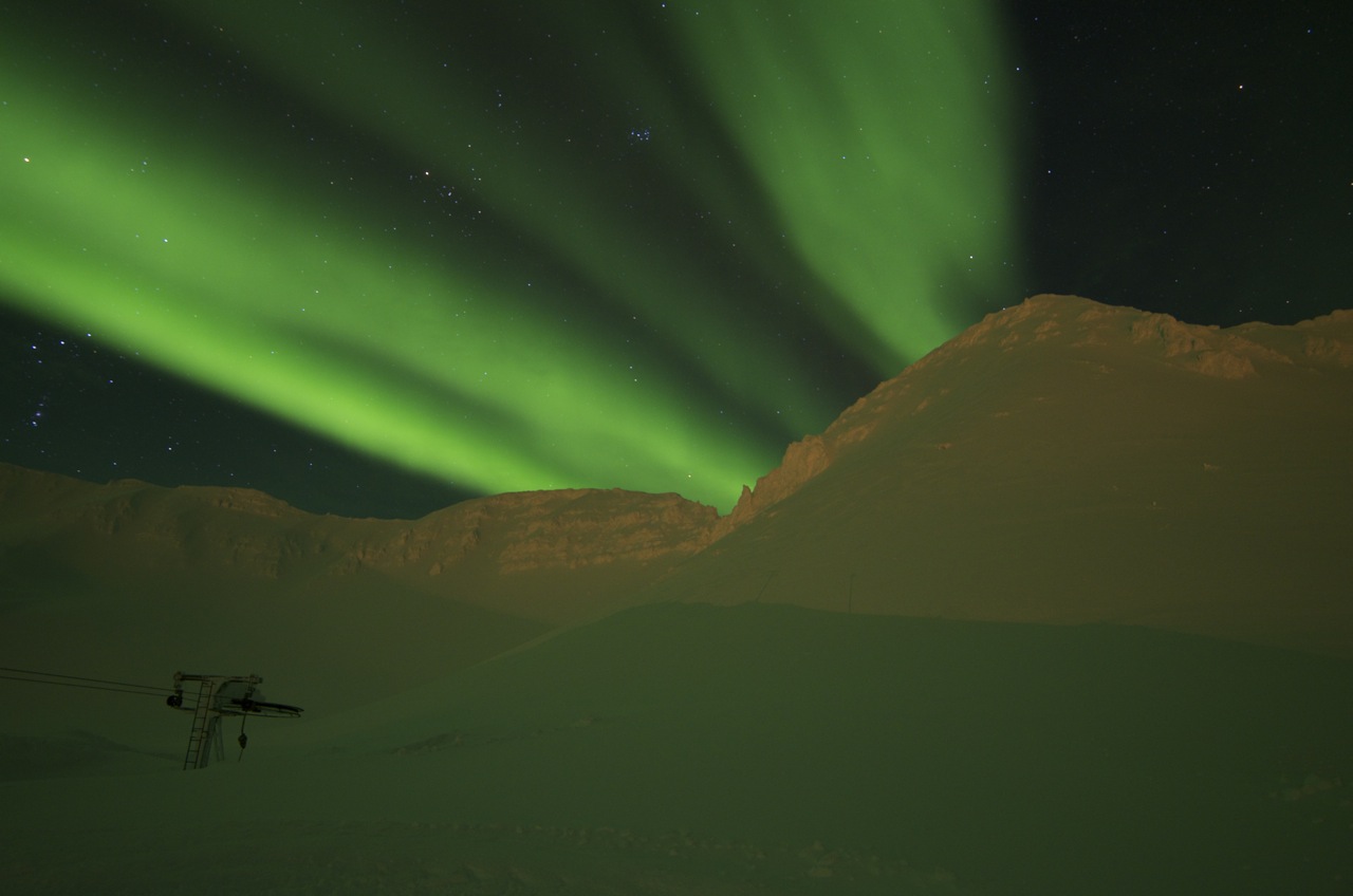 Norðurljósin í skarðinu