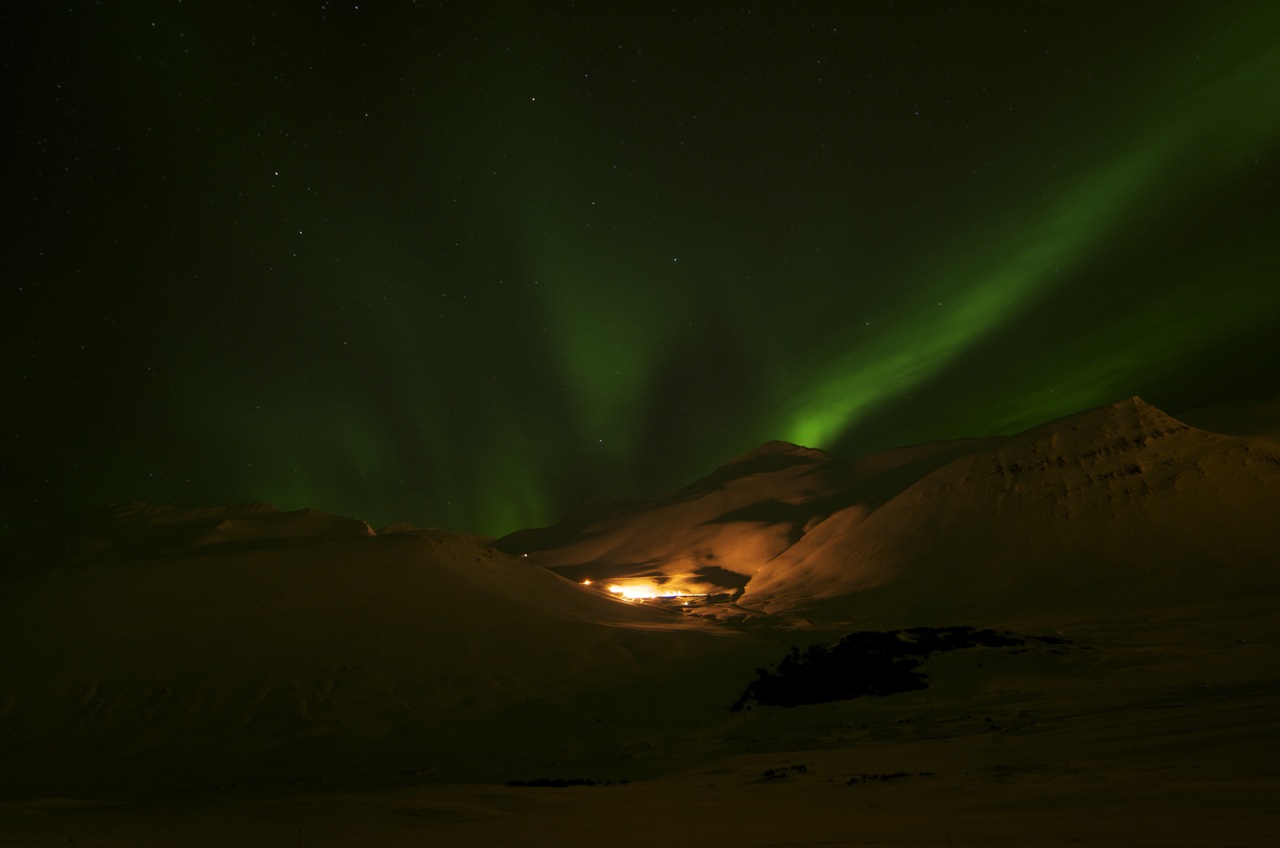 Norðurljósin í skarðinu