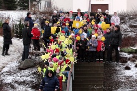 Siglfirsk ungmenni  kirkjutrppunum  Siglufiri